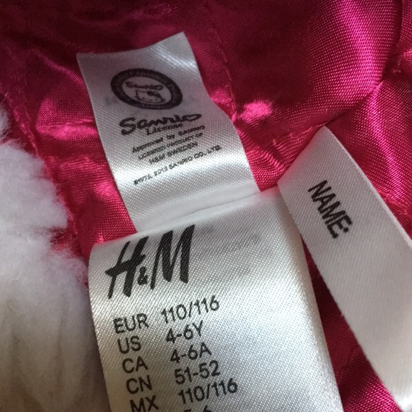 H&M Sanrio Hello Kitty fleece and satin lined hat for a child - Picture 6 of 6